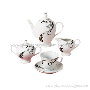 17-piece Teapot Set, Attractive Design